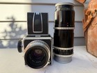 Hasselblad 1000f Camera Kit  Tessar 80 2 8  Sonnar 250 5 6  A12  Accessories