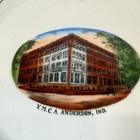 Anderson Indiana In Antique Ymca Painted Trinket Souvenir Plate Dish