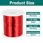 42 Awg Magnet Wire 1 Lb Magnetic Coil Wire 155c 311f 