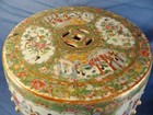 Antique 19th C Chinese Famille Rose Porcelain Garden Seat 19   Many People