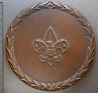 Large Bronze Medal High Relief Exonumia Art Coin Commemorative Token Boy Scouts