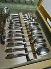 Vintage 1847 Rogers Bros    first Love    Silverplate Flatware 42 Pcs Service For 8