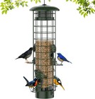 Squirrel Proof Bird Feeder metal Mesh Bird Feeders For Outdoors Hanging gravi   