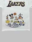 Disney Los Angeles Lakers Vintage 2009 Nba Finals White Mickey Mouse Shirt Large