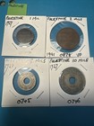 3 X 1927 Coins 1 5 10 Mils   1941 2 Mils From Palestine british Mandate