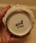 Vintage Pot Planter Cream Brown Ceramic Pottery Napcoware