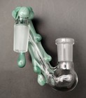 14mm Minty Green Drip Glass Drop Down Attachment Adapter
