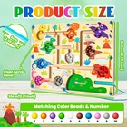 Magnetic Color And Number Maze  Commodum Montessori Counting Matching Learning