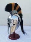 Greek Corinthian Armor Helmet W  Plume Armour Medieval Knight Spartan Halloween