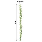 6 Ft White Green Silk Baby Breath Artificial Flower Garland Party Decorations
