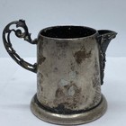 Zaramella Argenti Italian 800 Silver Mini Creamer Ornate Scroll Handle Pitcher