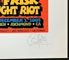 Chuck Sperry The Frisk Poster Propagandhi The Briefs Signed Firehouse Silkscreen