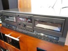 Working Vintage Technics Stereo Double Cassette Deck Rs-tr210 W power Cord