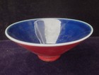 Very Rare Old Chinese Red And Blue Glazes Porcelain Bowl  xuande  Mark