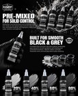 Gray Tattoo Ink 40  Gray Colors 1oz  2oz  4oz  8oz Element Tattoo Supply