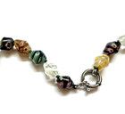 Colorful Art Floral Glass Bead Beaded Necklace Strand Multicolor 55