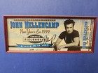 John Mellencamp Millennium Celebration Concert Poster W ticket- 2 Autographs 