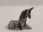 Super Adorable Vintage Miniature Pewter Unicorn 1 5 Inch Tall