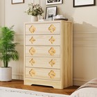 3 5 Drawer Dresser For Bedroom  Modern Chest Of Drawers wooden Storage Organizer