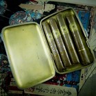 Antique Sterling Silver Cigar Case By George Unite 1909 Wildman Crest