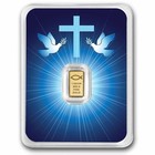 1 Gram Gold Bar - Blessings Of Jesus Christ  dove   Cross Tep 