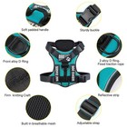Demigreat Service Dog Harness  Reflective Dog Vest Harness With 5 Pcs 