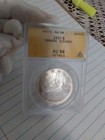 1937  1 Silver Dollar George-vi Canada Anacs Au58