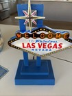 Welcome To Fabulous Las Vegas Nevada Lighted flashing Marquee Sign 12   nob 