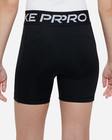 Nike Pro  kids  Girls  5  Black white Dri-fit Training Shorts  da1033-010  L xl