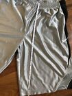 Vintage Y2k Nike Dazzle Basketball Shorts Youth L Lg Gray Shiny Stretch Logo