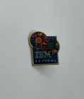 Vtg Original 1980s Ibm Optical Logo Lapel Hat Or Tie Pin