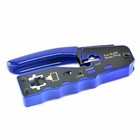 Rj45 Pass Through Crimp Tool - Strips Cuts Crimps Cat5 Cat5e Cat6 Connectors