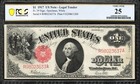 1917  1 Legal Tender Note  sawhorse   Pcgs 25 Comment Fr 39   23637