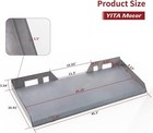 1 2  Skid Steer Attachment Plate Universal Quick Attach Mount Plate Steel