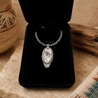 925 Sterling Silver Wild Horse Pendant Necklace Navajo Style 3mm  Chain 18-20 