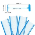 2000pcs 25mm Tagging Fasteners Clothing Tag Barbs Attachments Price Tag Sky Blue