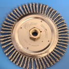 Weiler Wire Wheel Brush  Stainless Steel Stringer Bead  6 7 8  Dia X 3 16  Wd  5