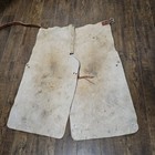 Vintage Leather Chaps Farrier Cowboy Blacksmith Hay Hauler Chaps Chinks