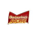 Vintage 1990 s Budweiser Racing Hat Lapel Pin Bowtie Logo Gold Tone Sealed
