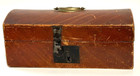 Antique 19th C  Paint Decorated Miniature Dometop Sewing Box  A  Condition Aafa