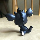 Littlest Pet Shop Custom Ooak Lps Black Dragon Dog Hand Painted Figure