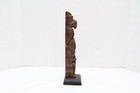 Atq Northwest Coast Native American Hand Carved Wood Totem Pole 11 75  Vintage-