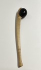 Reproduction  Club Head War Club  Black Ball Head   Curved Handle