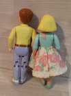Fisher-price Loving Family Dollhouse Parents Dad Father   Mom Mother Doll 1993