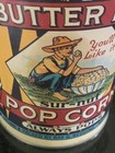 Vintage Butter Boy Popcorn Advertising Coin Piggy Bank Matoon Illinois