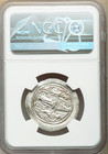 Sasanian Empire King Bahram V Ad 420-438 Ngc Ms Silver Drachm