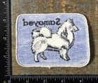 Vintage Samoyed Dog Breed Pet Embroidered Iron-on Patch 1970   s Twill