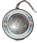 1920s Victorian Guilloche Hand-painted Enamel Dance Purse  Dfb Company