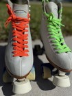 Made In          Riedell Roller Skates Size 7 5   With Sure Grip Sentry Plates   1