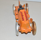 Vintage Hubley Cast Iron Toy Race Car Moving Pistons Driver 1920 s Repro